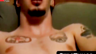 Str8Thugs.com - Horny straight thugs Axel and Billy love beating their meat in duo pl