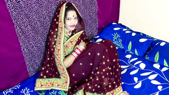 Indian Wife On Anniversary Night Sex With Husband