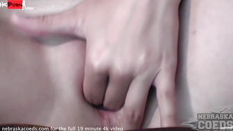 shy jenny pooh finger masturbating