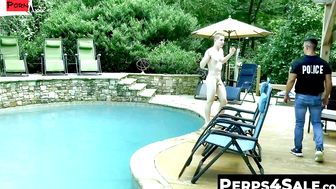 Perps4Sale.com - Aiden Asher and jock Jax Thirio having poolside barebacking