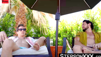 StepsonXXX.com - Pale twink Jack Bailey barebred by jock boss Isaac Parker