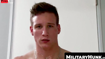 MilitaryHunk.com - Dominic savors Mike Hollister's tight virgin hole and fucks it har