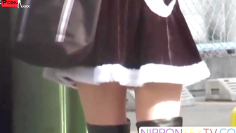 NipponSexTV.com  Japanese Schoolgirls in Bashful Seasonal Outfits Caught on Premium Spy Cam