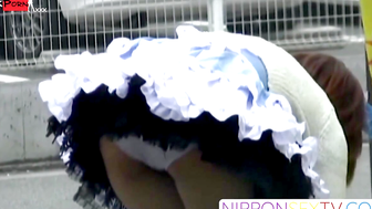 NipponSexTV.com  Japanese Cutie Antics Caught on Hidden Cam