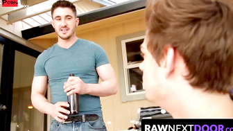 RawNextDoor.com - Smoking hot studs Derrick Dime and Michael Del Ray enjoy outdoor se