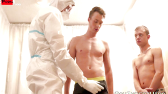 Twink stepcousins Ian Levine and Cole Blue gets barebacking from me