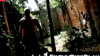 FilthyPissPlay.com - Homo thugs ass fuck outdoors and piss on each otherâs bodies