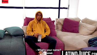 LatinoJuice.com - Stud Latino Jared Nyson masturbates befored cock riding POV