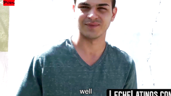 LecheLatinos.com - Straight Latino's POV bareback fuck leads to an explosive orgasm
