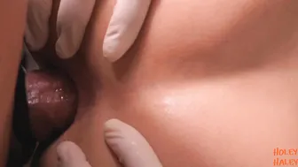 HoleyHaley Gapes PAWG Booty with Tunnel Booty Plug  Anal Cummed -