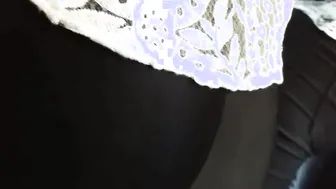 Hottie fat butt into silky african pants