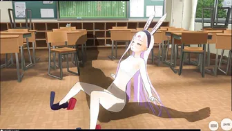 3D ANIME Shimakaze Ejaculates into the Booty