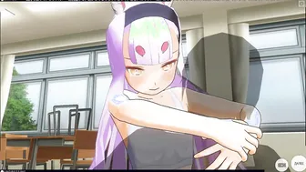 3D ANIME Shimakaze Ejaculates into the Booty