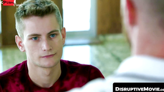 DisruptiveMovie.com - Doctor Brian Bonds raw anal stretches twink Trevor Harris' tigh
