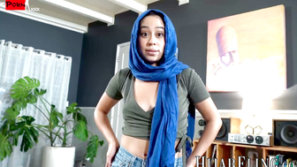 My Arab stepsister Dania Vegax asked me to teach her a thing or two about sex