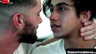 DisruptiveMovie.com - Chris Damned pumps boyfriend Gabe Bradshaw's mouth full of warm
