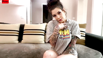 NoelleEastonXXX Big Sis Friend Sleeps Over Goth MILF Implied AP MV 6 Min