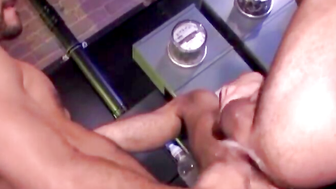 InfernoDungeon.com - Gay dude's rough anal fucking and fisting leads to explosive org