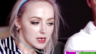 Group sex party teen daughters swap dads to ride their cocks