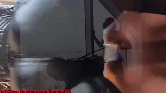 DOMINAFIRE: Rubber Fake-Dick Queen pegging sissy hoe