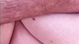 BBW skank double penetrated with dick and vibe