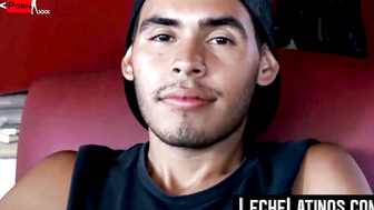 LecheLatinos.com - Latino twink sucks cock and gets fucked hard for cash in a kinky e