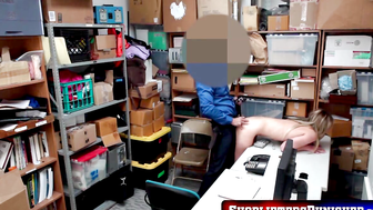 ShopliftersPunished.com - Hot blonde Alyssa Cole pussy stuffed hard by thick dick pou