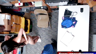 ShopliftersPunished.com - Gorgeous teen babe Taylor May tight fuckhole slammed deep b