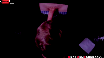 Slutty Zander Lane slurps a big dick before bending over for bareback sex