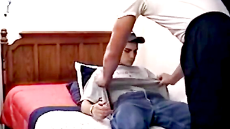 Str8Seduction.com - These two indulge in butt piracy on the sofa intensely