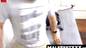MaleFeetXXX.com - Blonde Seamus endures an intense tickle tease