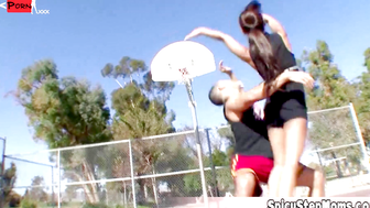 Sultry Siren Swishes on the Court