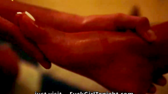 Footjob With My Servant 40