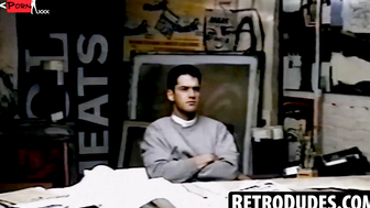 RetroDudes.com - Sensual studs Joel and I engage in a raw and intense blowjob session