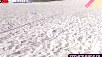 TeenGroupSex.com - Slutty teens smashed by JMac on spring break