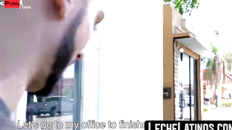 LecheLatinos.com - Stunning young Latino barebacked by a stranger in a raw, intense f