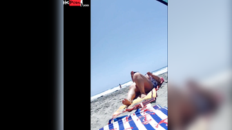 Wife looking delicious at blacks beach