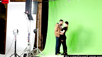 BlackCockLove.com - Cute blonde teen Candice gets that raw black meat doggystyle roug