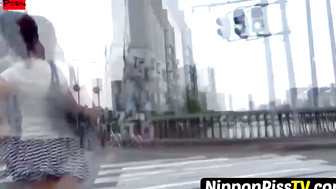 Save porn video – NipponPissTV.com - Japanese minx with hairy pussy pissing in hallway