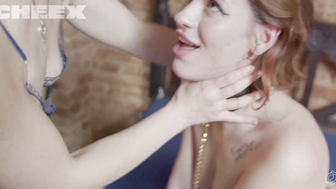 Miss Flora Strap On Fucked Mia Stone After Pussy Licking