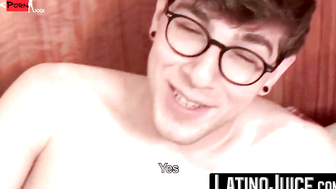 Young twink eagerly anticipates my cum while swallowing my dick