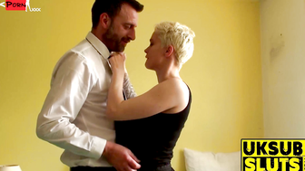UKSubSluts.com - Horny Mia Milan's cock sucking and taking it in with ease