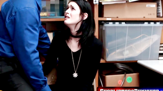 ShopliftersPunished.com - Teen thief Ivy Aura punished hard riding big strong dick de