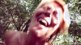 71yo Grandmother Elisa Seduced to Outdoor Sex by Young Dude