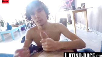 Cute curly twink Alex submits to his beefy stepuncles swift pounding