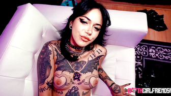 Tattooed Charmer Aurora Anarchy Gets Fantastic BDSM Pleasure