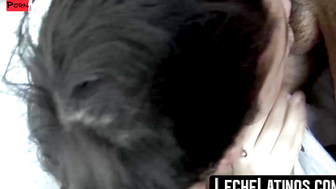 LecheLatinos.com - Cute Latino's first taste of cum after a raw dick pounding turns h