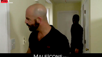 MaleIcons.com - Alex the thief gets handled and anal fucked by powerful Adam's big an