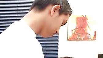 Uber porn video – Twink dudes get very horny after blowjobs are finished
