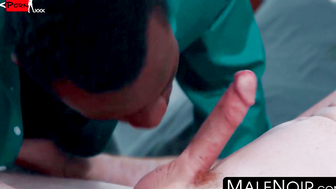 MaleNoir.com - Parker Payne offers his big black dick to handsome Nick Fitt for a rou